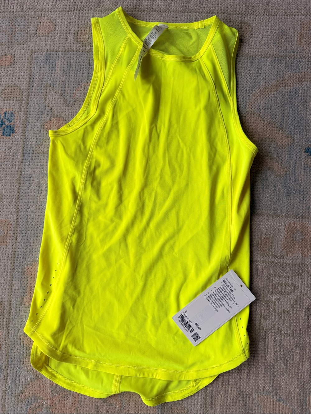 lululemon athletica High-Visibility Yellow Tank Top